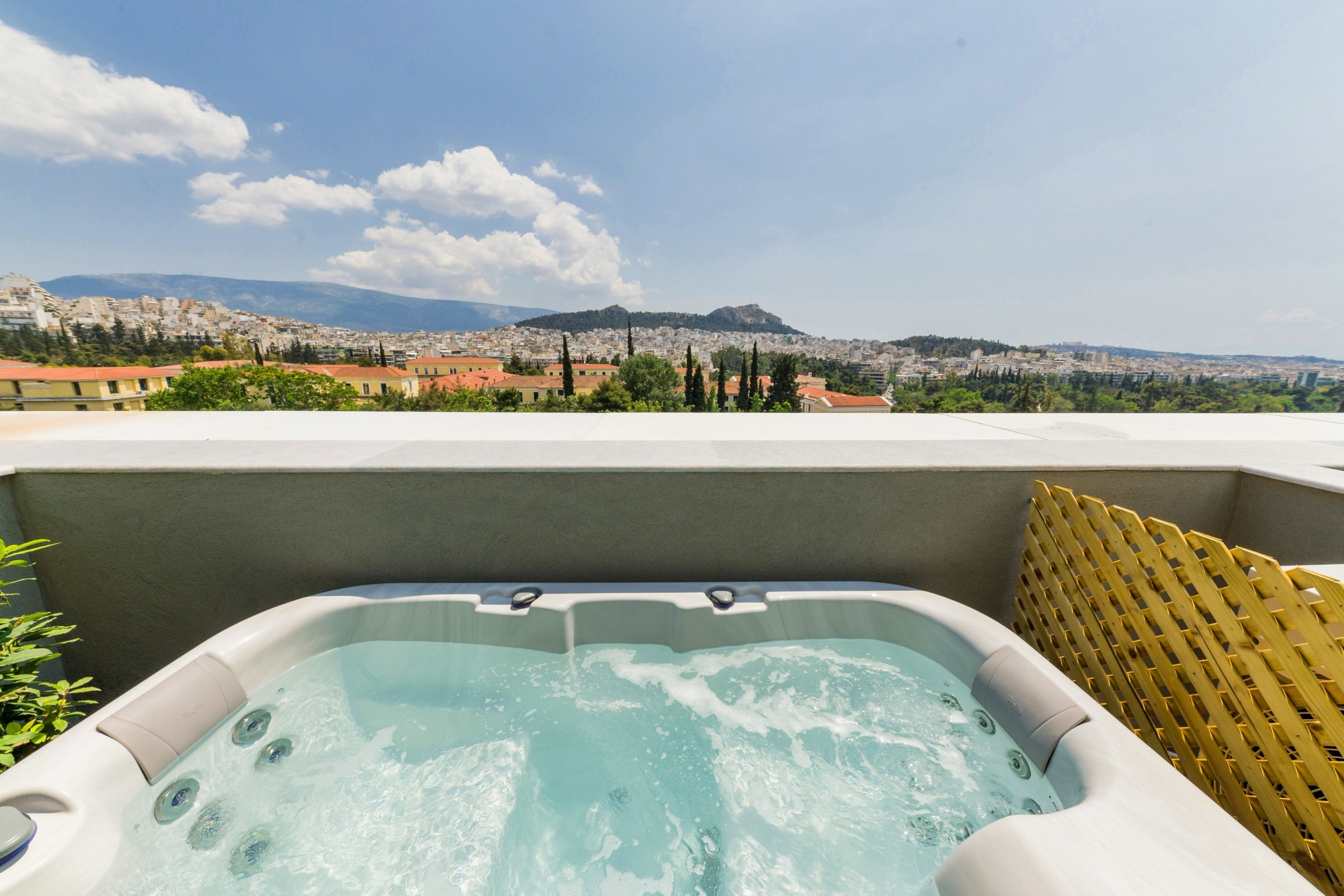 Acropolis View Panorama Maisonette with Heated outdoor jacuzzi
